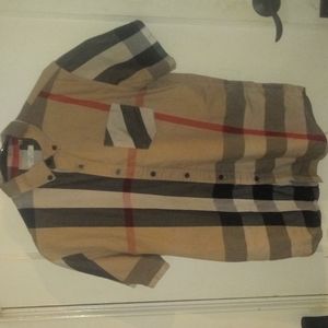 Burberry short sleeve button up